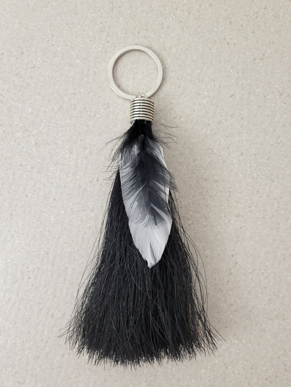 Horse Hair | Thick Tassel Keychain